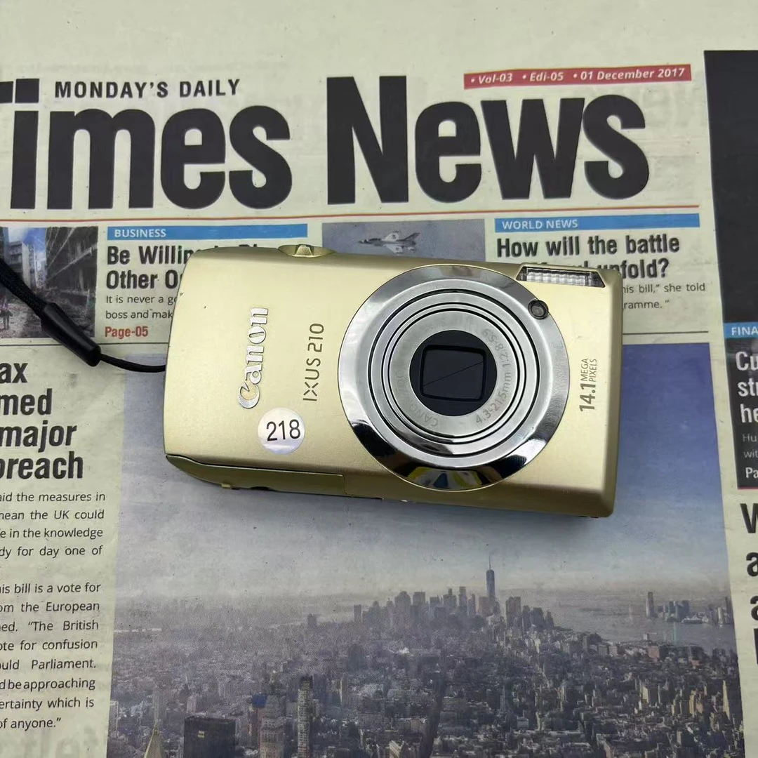 99新 Canon/佳能 ixus210 网红数码相机ccd冷白氛围感1400万像素