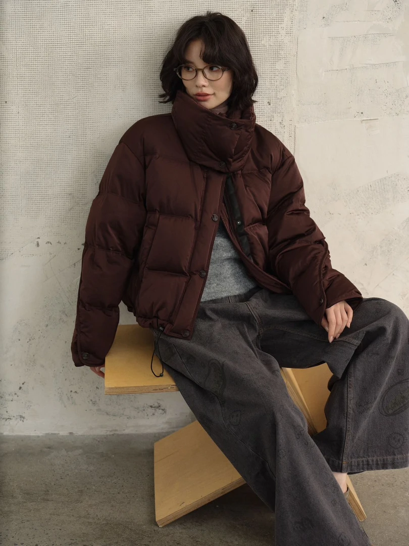 【梵高印象】XX-7717-成人美观大方的冬季 羽绒服外套(冬款)