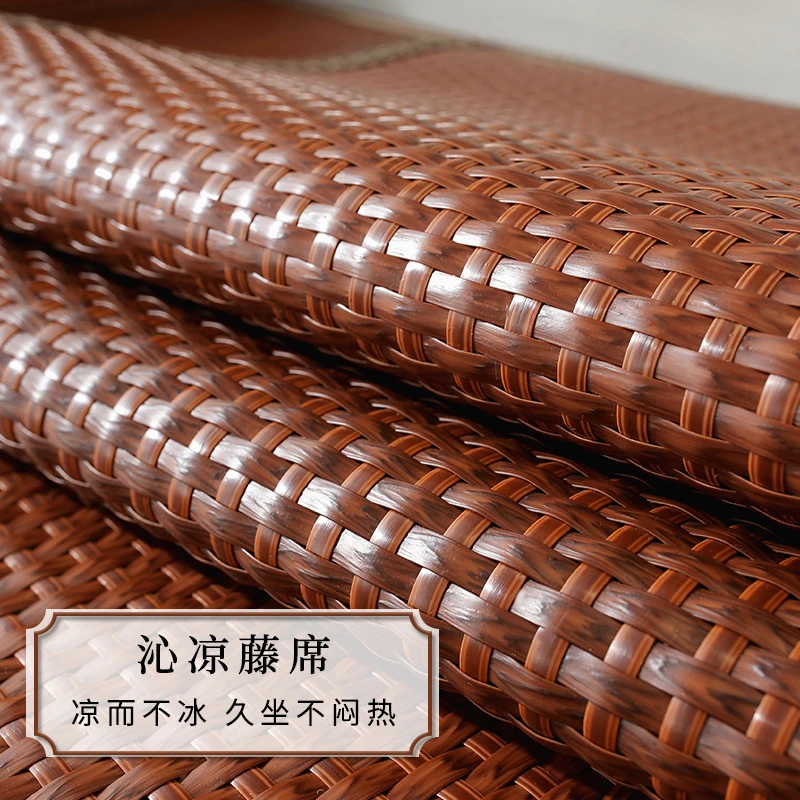 夏季沙发垫子抖音热销藤席靠垫防滑耐脏坐垫沙发凉席垫沙发罩批发