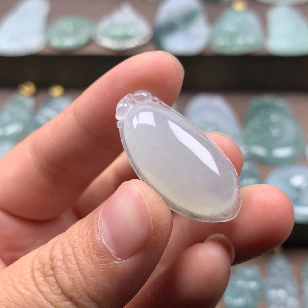 颈饰未镶嵌翡翠天然翡翠