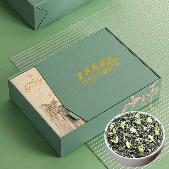 广西横县新茶茉莉花茶清香型毛尖花茶高档礼盒装