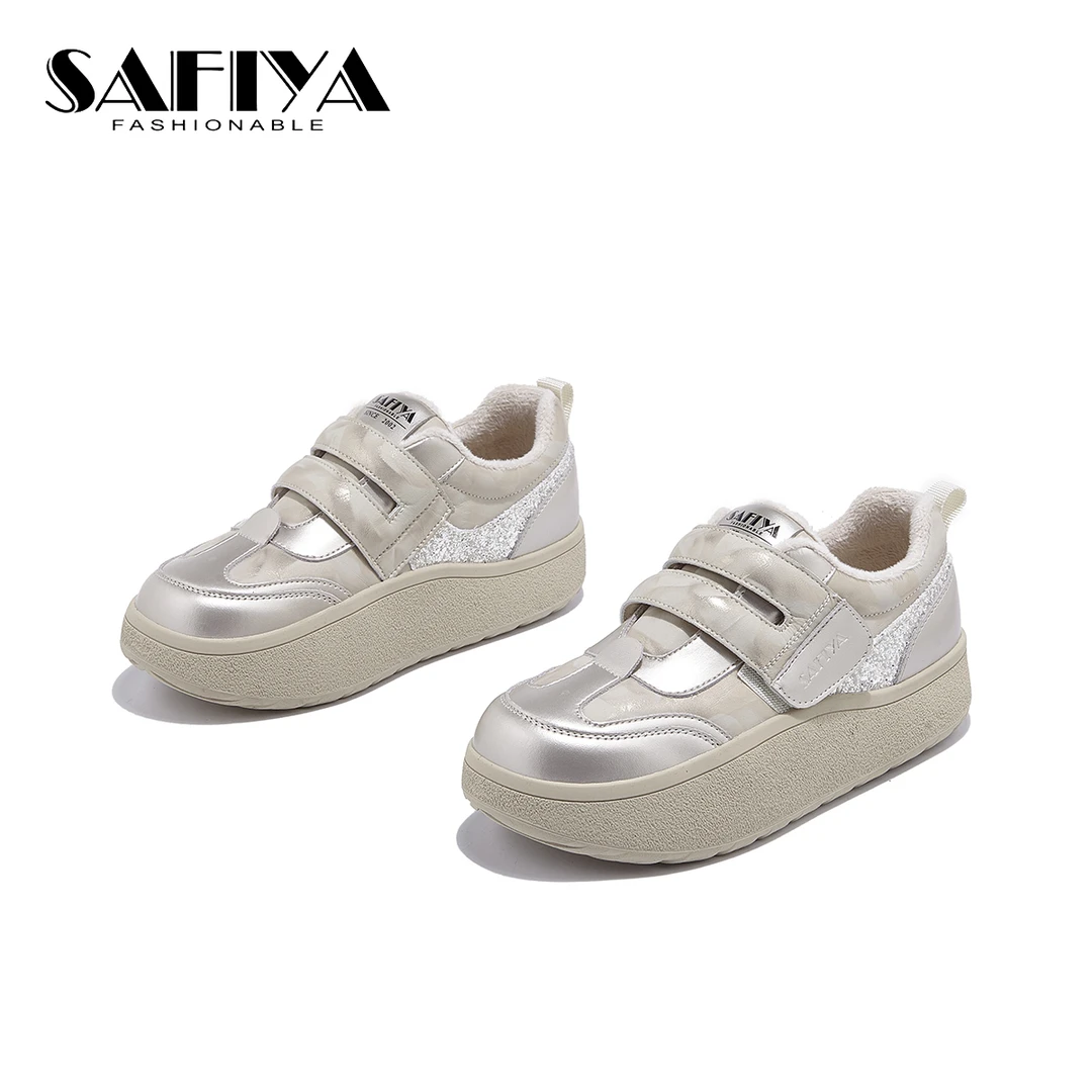 索菲娅Safiya2025冬季新款潮流百搭时尚舒适轻便休闲鞋SFD4116A04