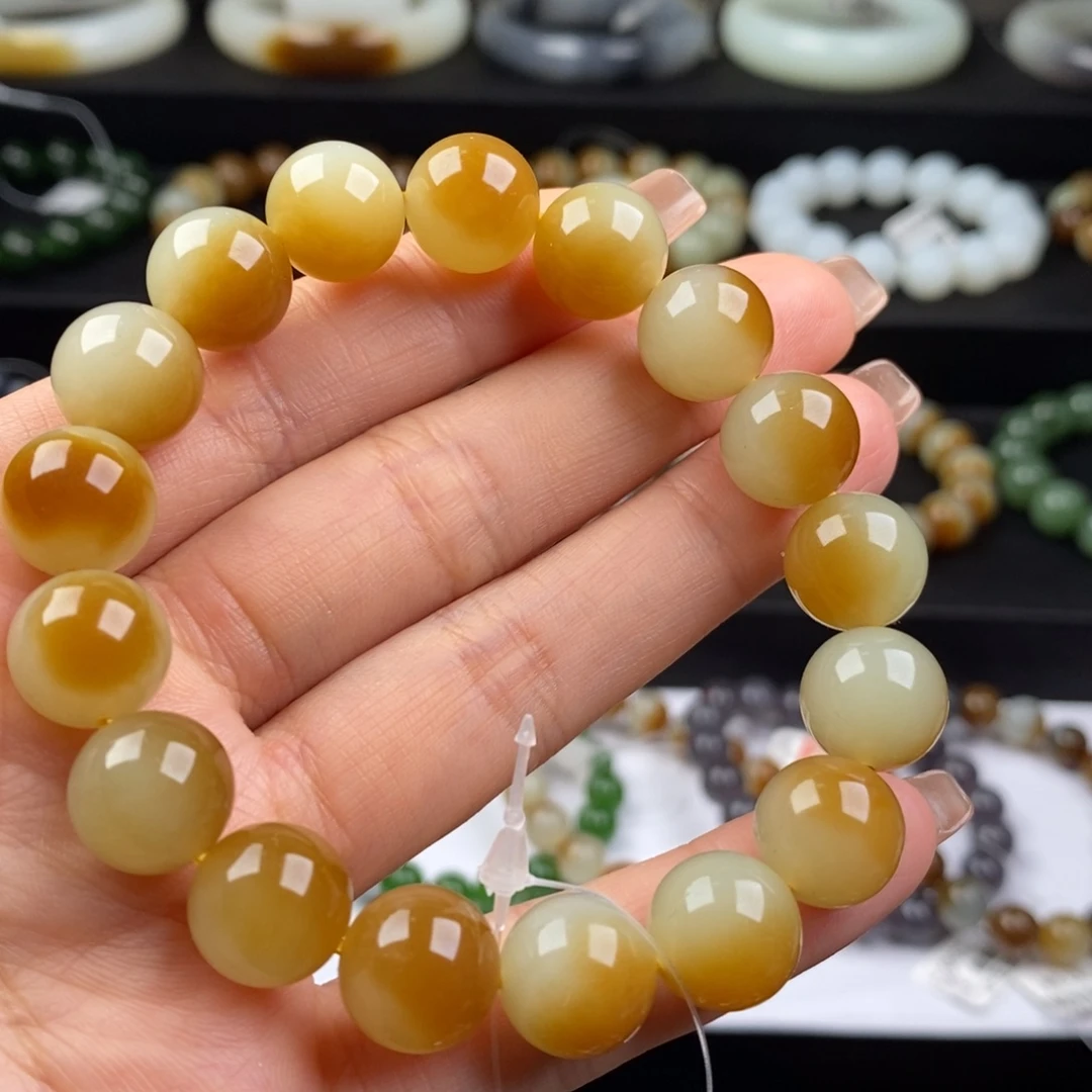 和田玉手串未镶嵌