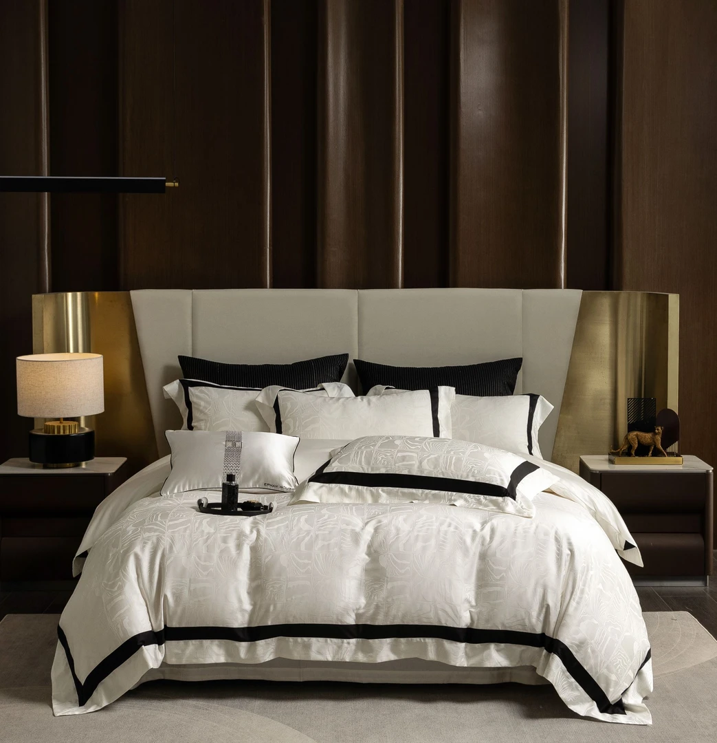 【天丝棉】 开年天丝棉活动款四件套 西蒙-珍珠白