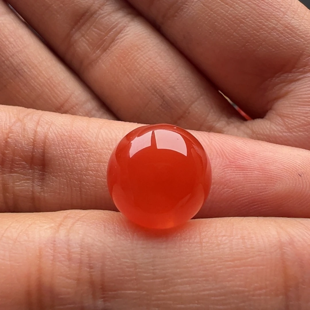 南红玛瑙未镶嵌圆珠12.4