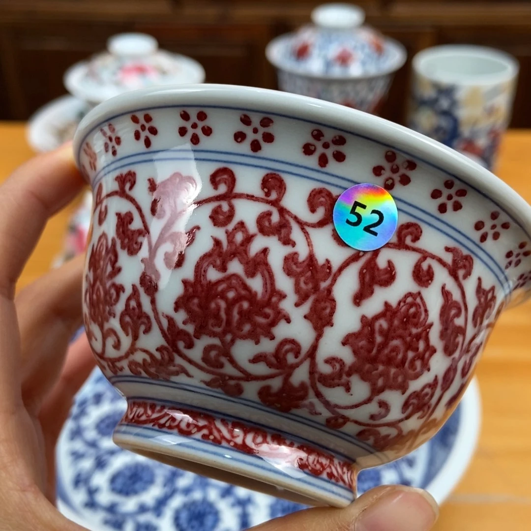 手绘现代茶具非古董