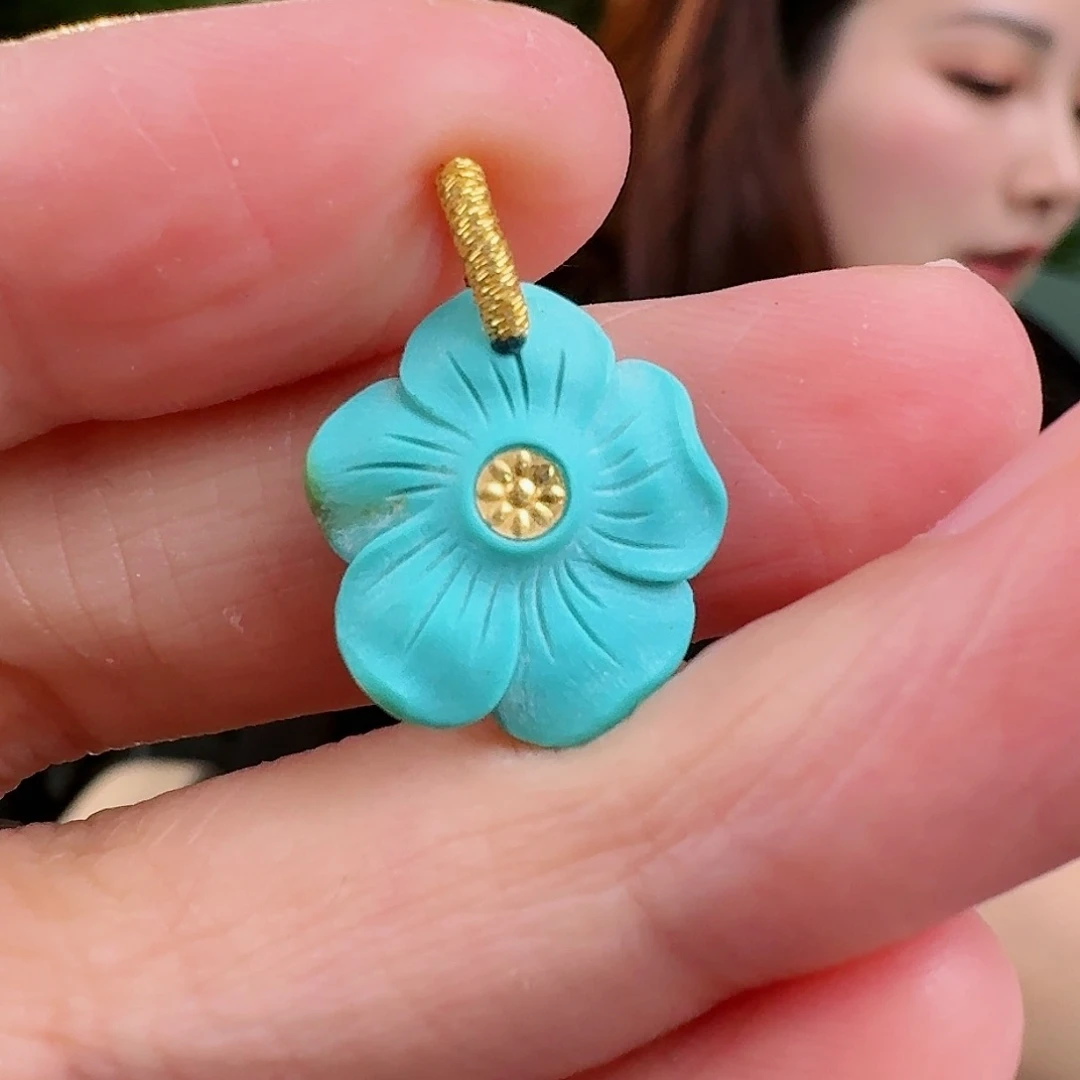 绿松石珠宝奇石未镶嵌