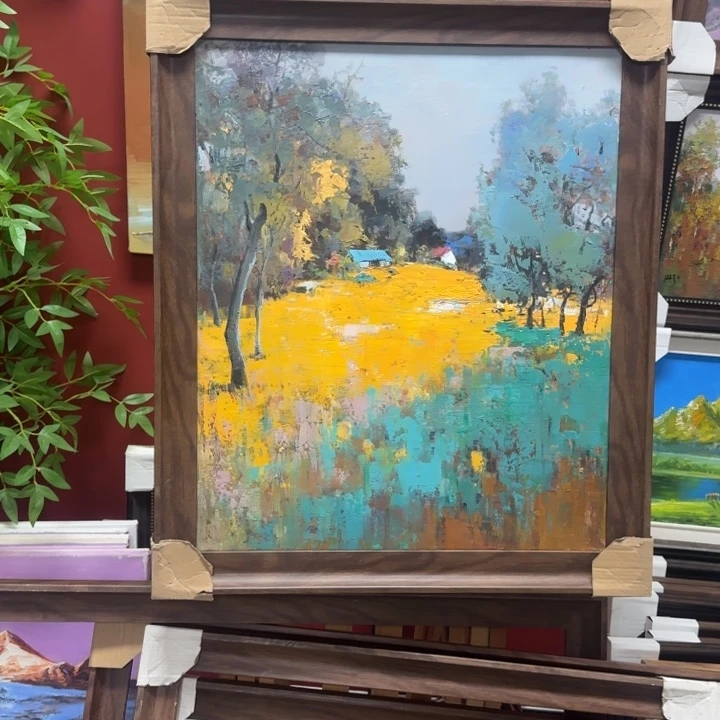 油画油画作品展等活动中