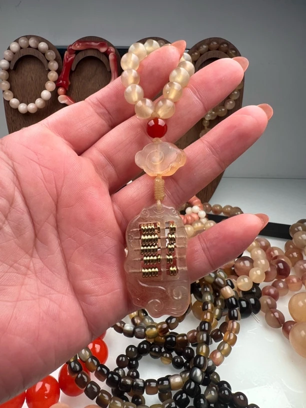 人工养殖西藏老羊角饰品