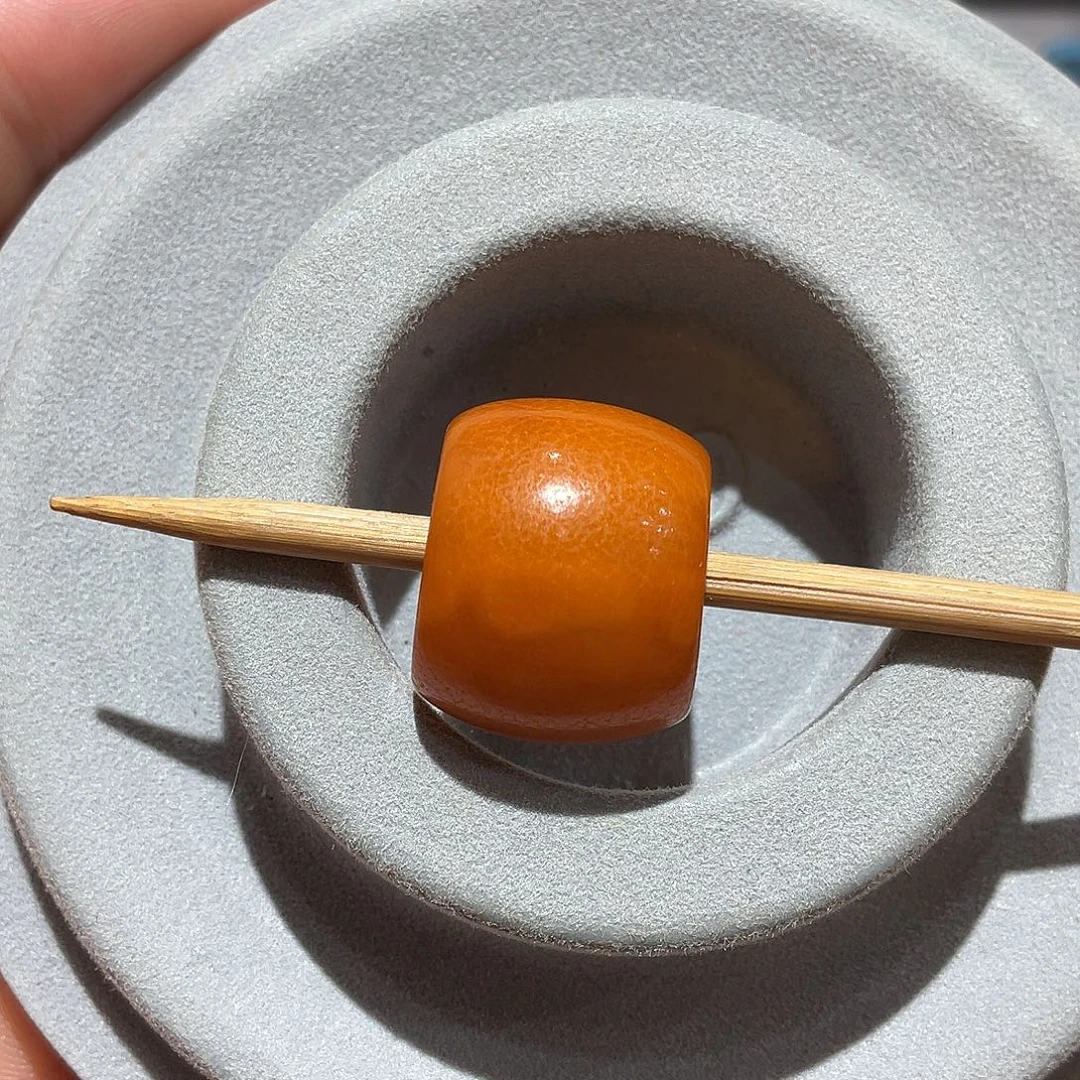 未镶嵌颈饰蜜蜡老蜜蜡马蹄珠直径19.4