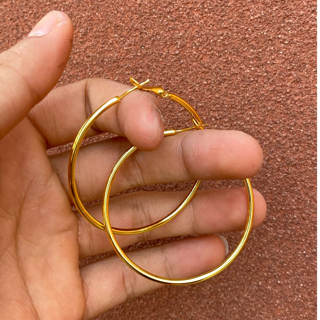 571-精工素圈耳坠