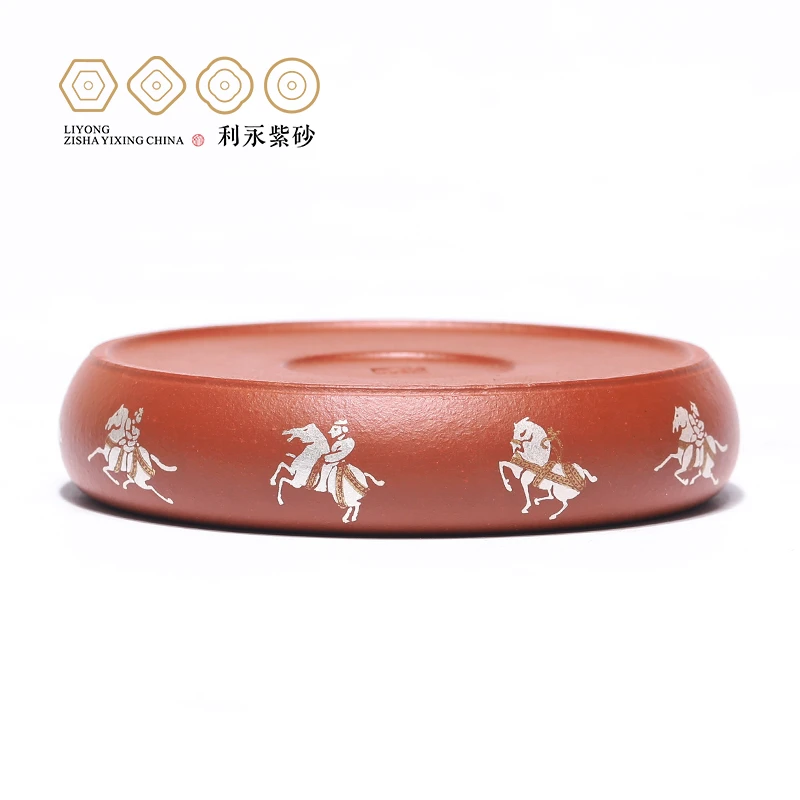 百年利永御承原矿紫砂赵庄朱泥壶承家用茶道器
