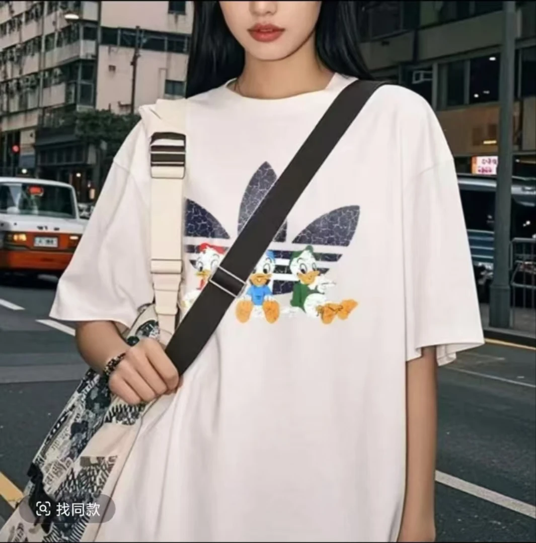 【一折粉丝福利】2025春夏新款奢品男女同款重磅情侣时尚休闲T恤