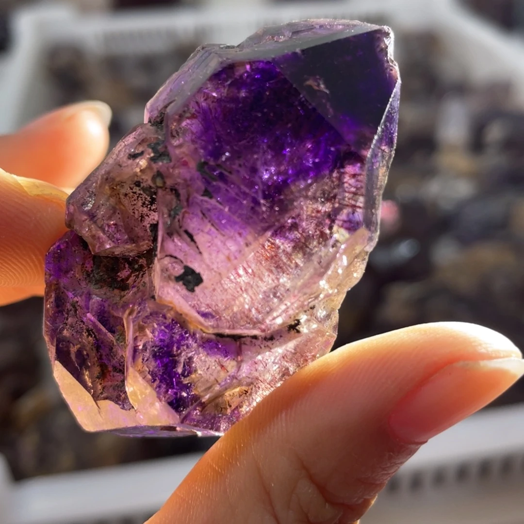 水晶摆件超七未镶嵌