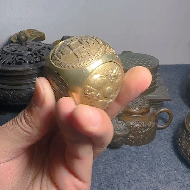 铜器文玩链接摆件