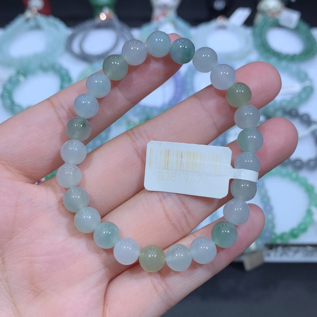 未镶嵌手串翡翠天然