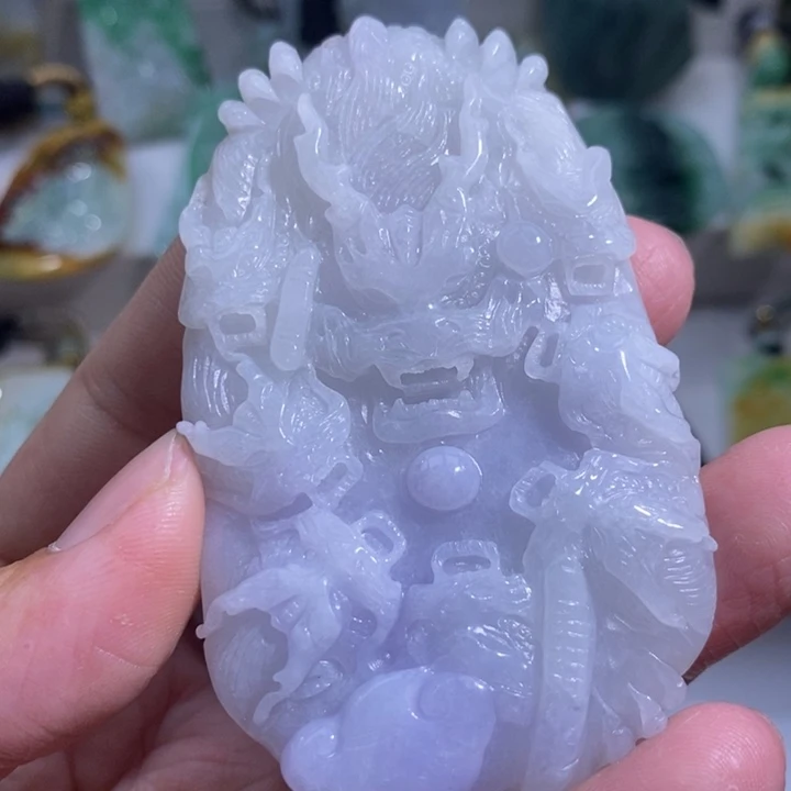 【闪购商品】颈饰未镶嵌翡翠九龙