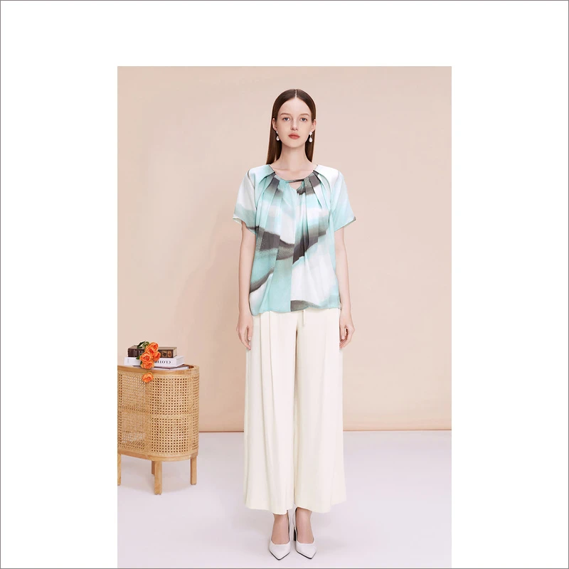 YINER音儿专柜女装夏季新款气质洋气休闲裤8C33220580