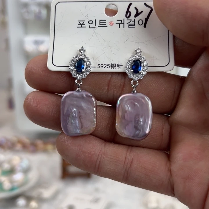 淡水珍珠耳饰未镶嵌