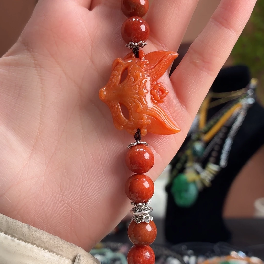 翡翠未镶嵌耳饰手链