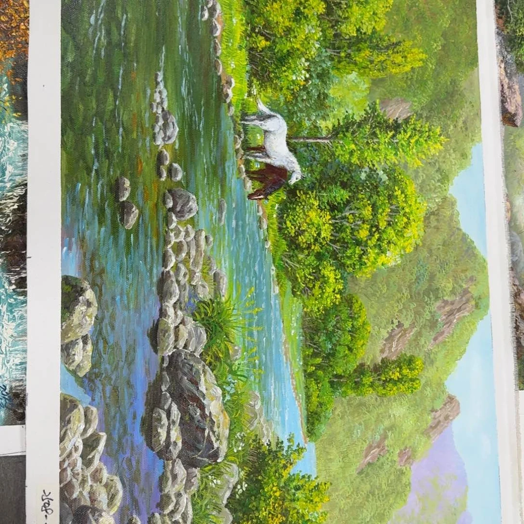 油画不知道为什么要这么