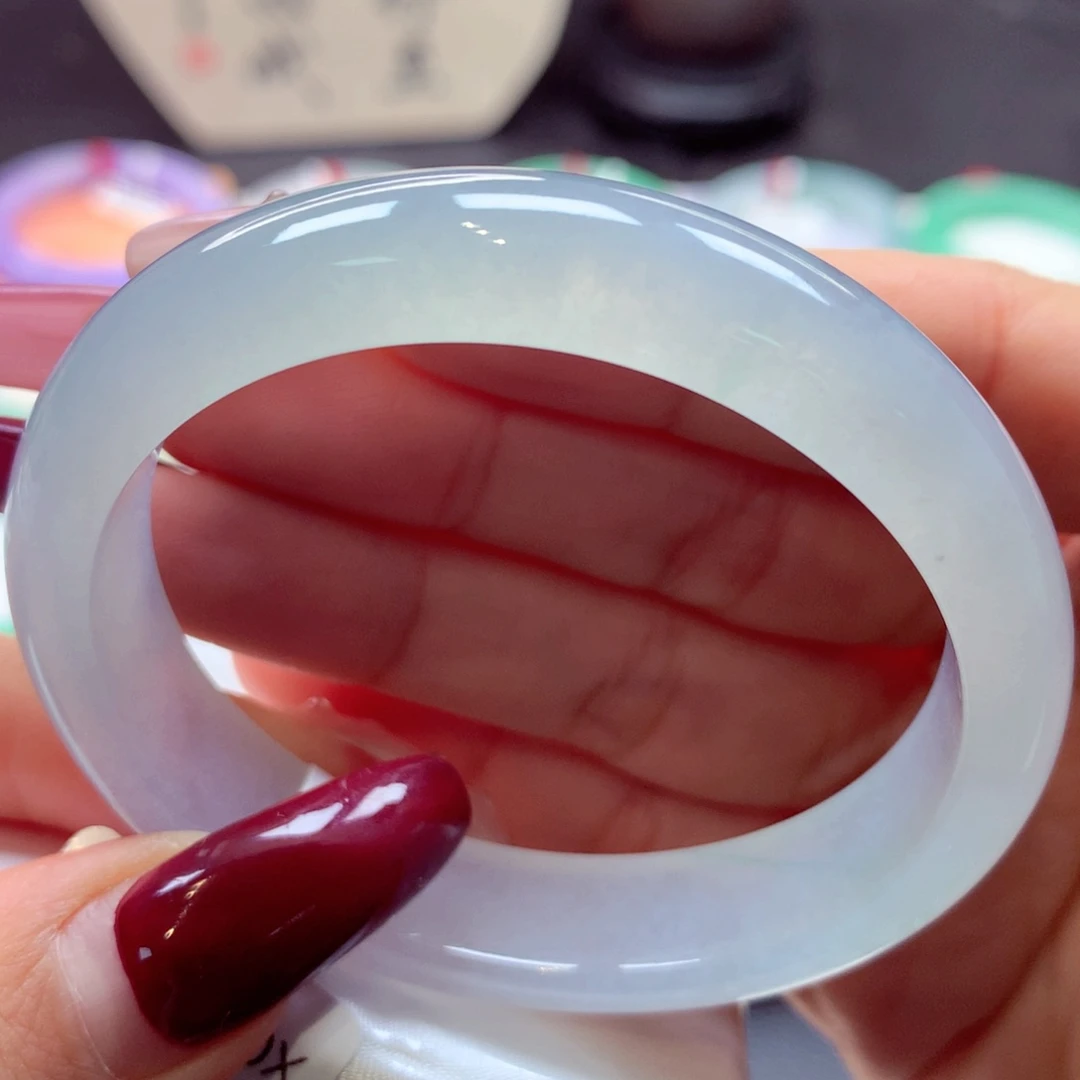 翡翠手镯（贵妃镯）未镶嵌贵妃23号66