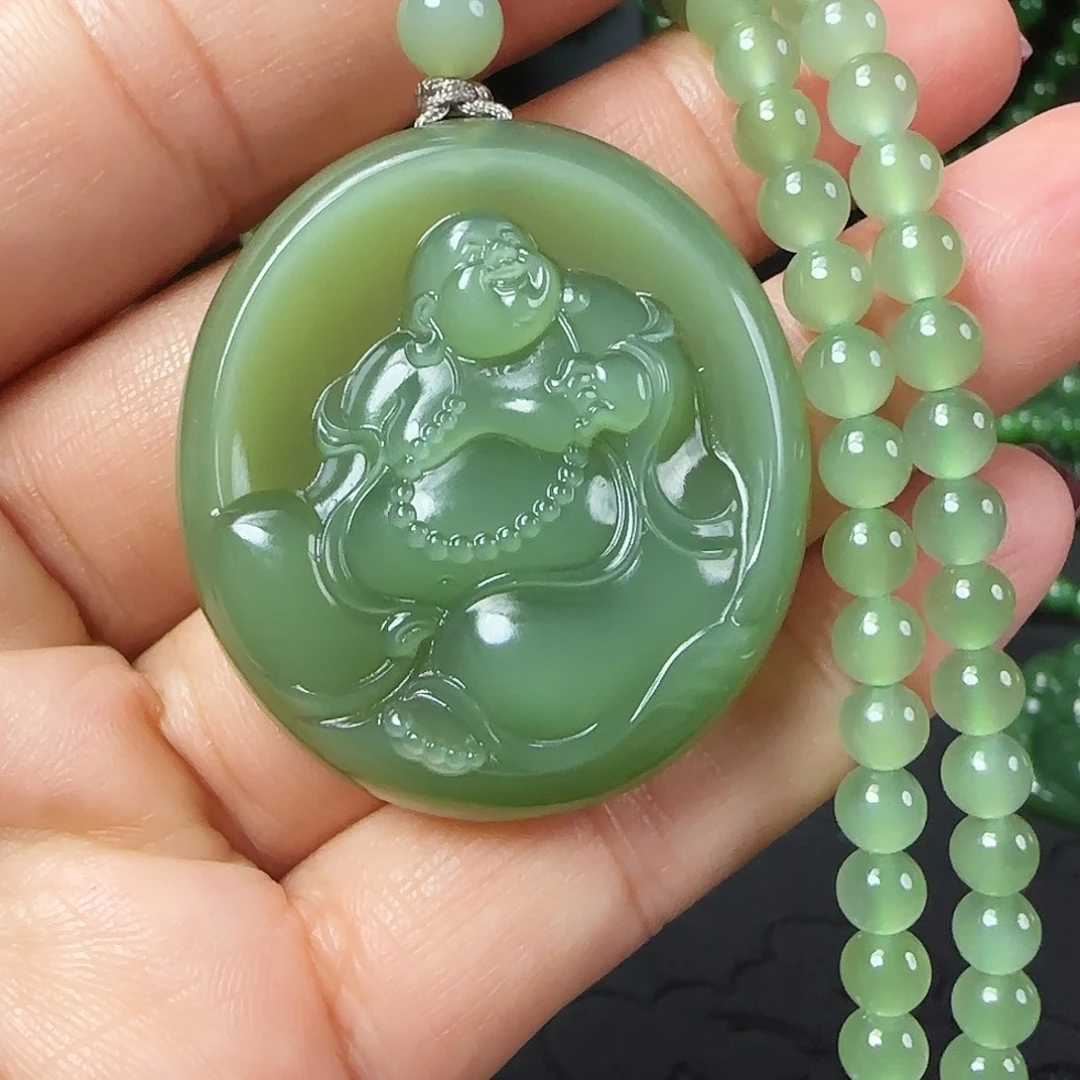 和田玉（碧玉）未镶嵌颈饰
