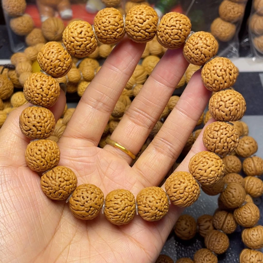 桃核手串17金刚纹手串