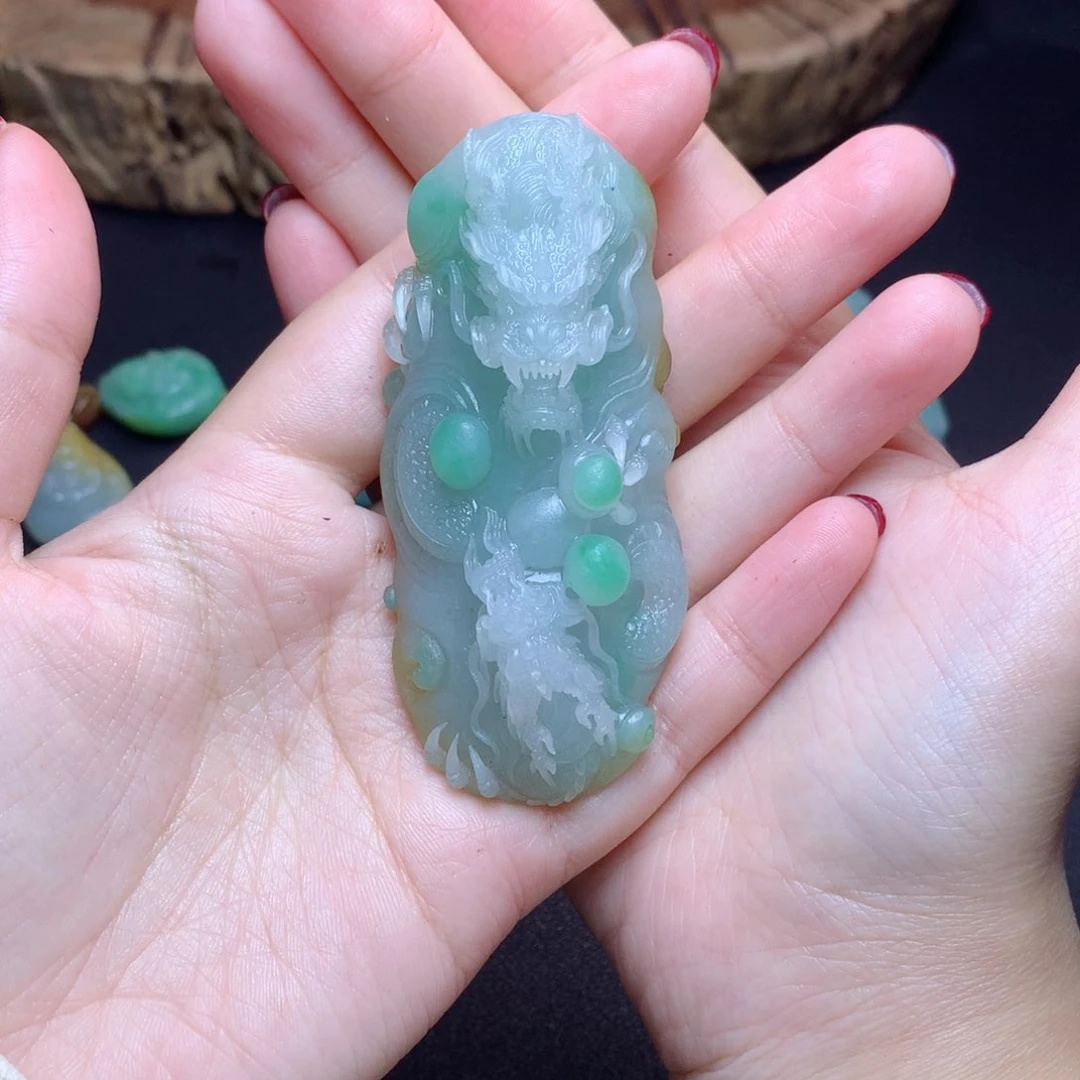 定制翡翠未镶嵌守*翡翠