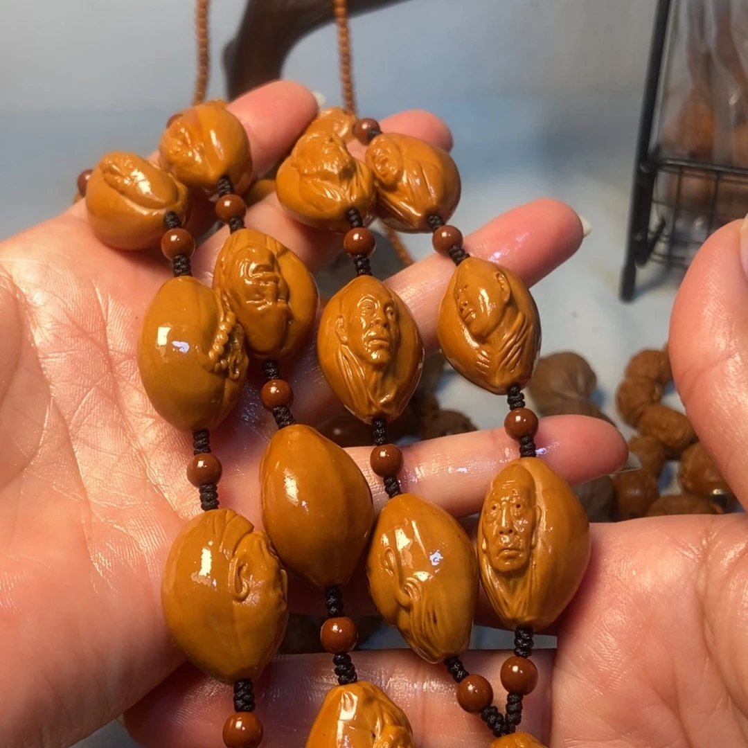 橄榄核手串/手链微花三疯写实十八罗汉19
