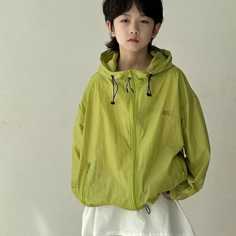 男童防晒衣夏季薄款2025新款夏装男孩连帽儿童防晒连帽防晒服外套