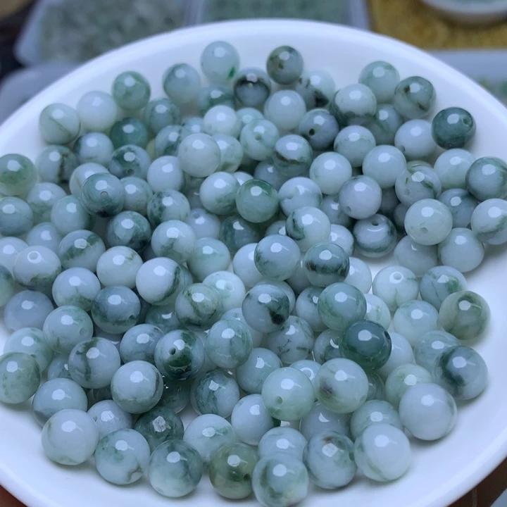 翡翠散珠卡7.5冰飘花25个