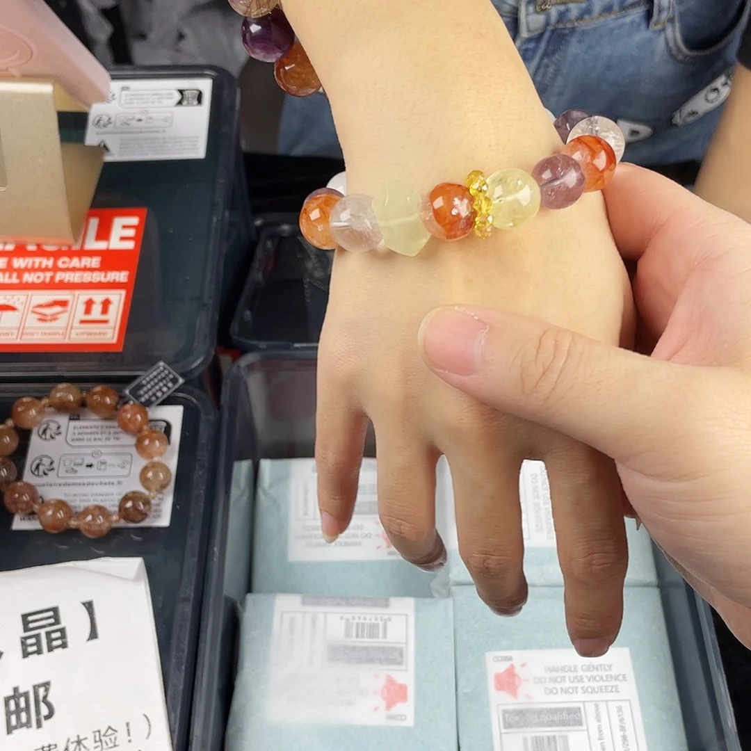 水晶手链银S925镶嵌