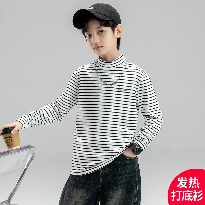 男童春秋季打底衫2025新款秋装休闲长袖儿童潮酷AF306