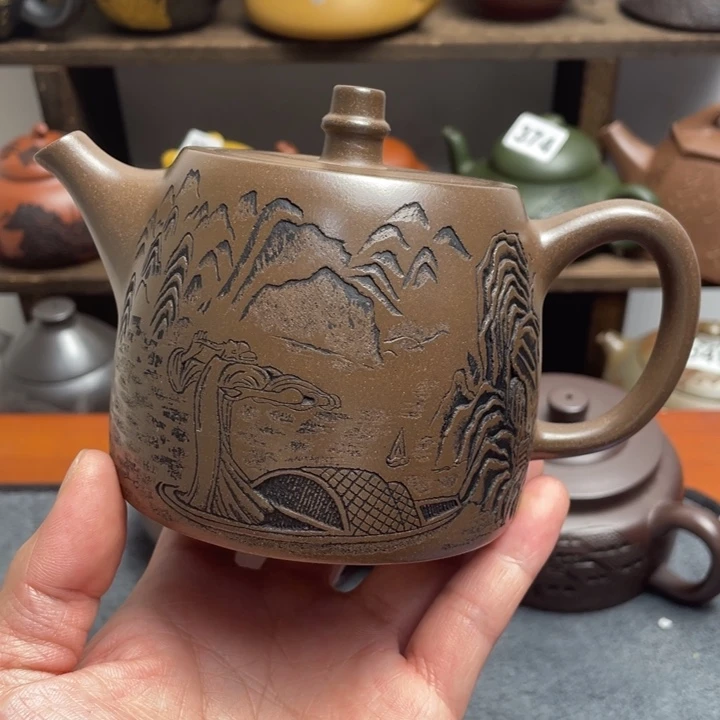 茶壶紫砂紫砂微瑕