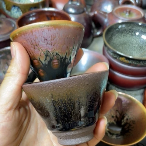 _***阶茶盏建阳建盏微瑕茶盏