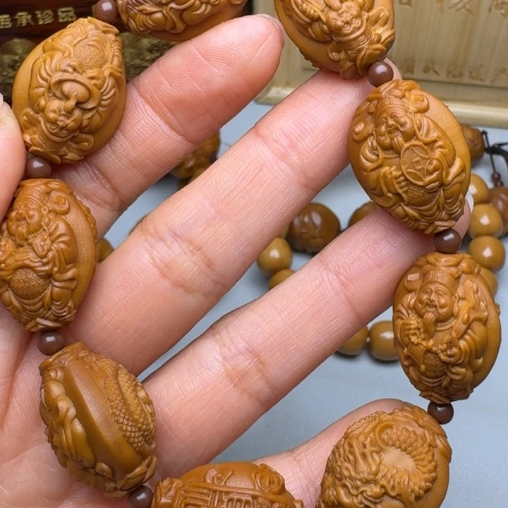 手串/手链橄榄核九龙财神