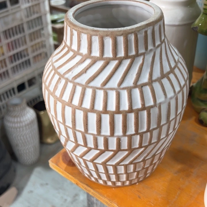 瓷花瓶摆件外贸出口（微瑕）