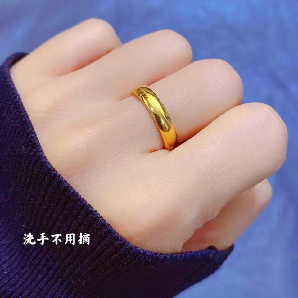 合金戒指 合金戒指/指环  闭口光面戒指（点进去选圈口）