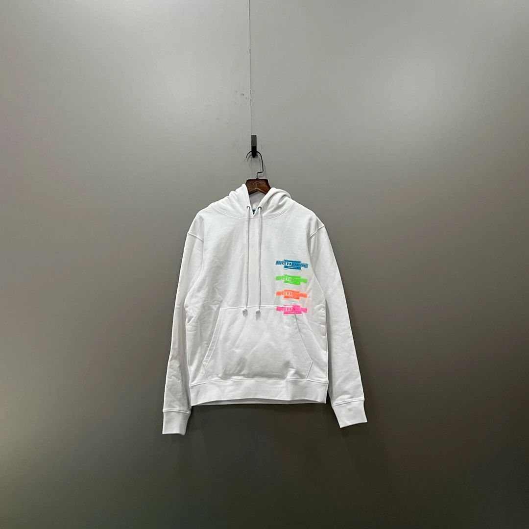 未使用 maje (ll) WE11DONE 白色徽标帽衫 XS码203705