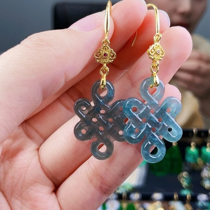 翡翠耳饰未镶嵌饰品