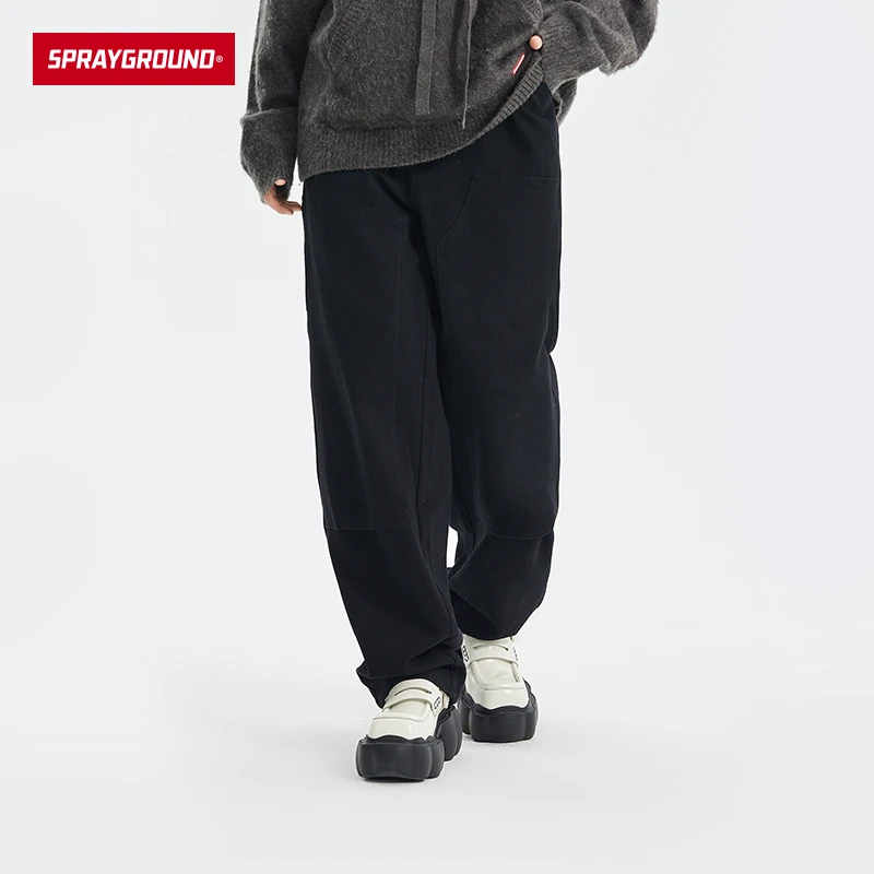 SPRAYGROUND鲨鱼嘴针织长裤美式直筒休闲复古印花高街DR W0942320