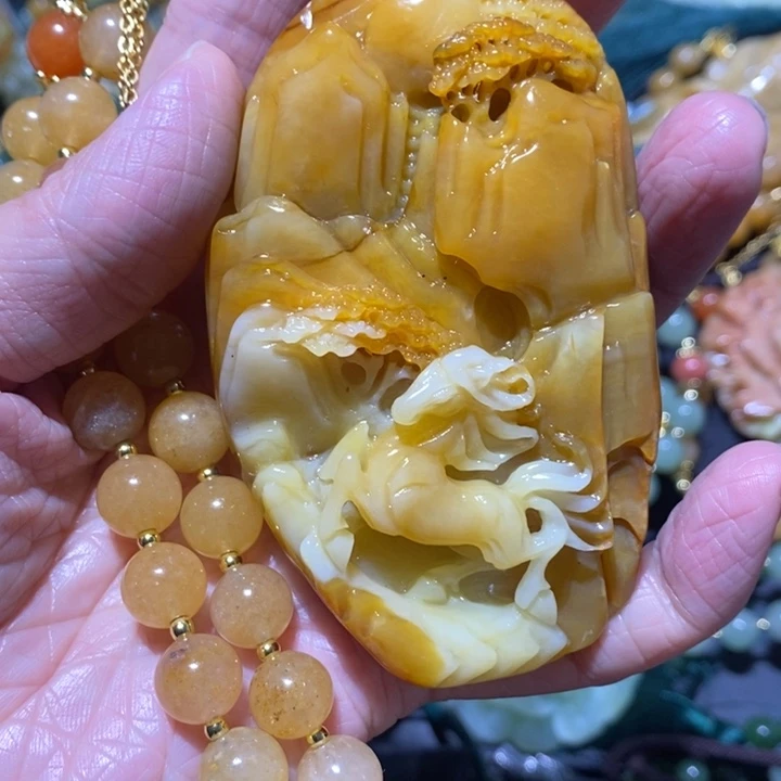 岫玉岫玉吊坠未镶嵌