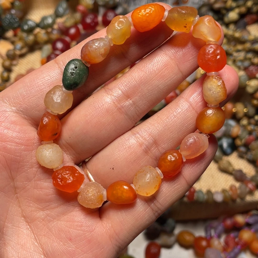 玛瑙/玉髓手链合金