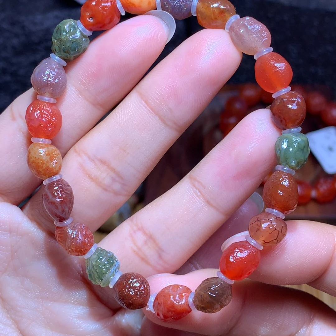 未镶嵌玛瑙/玉髓珠宝半成品