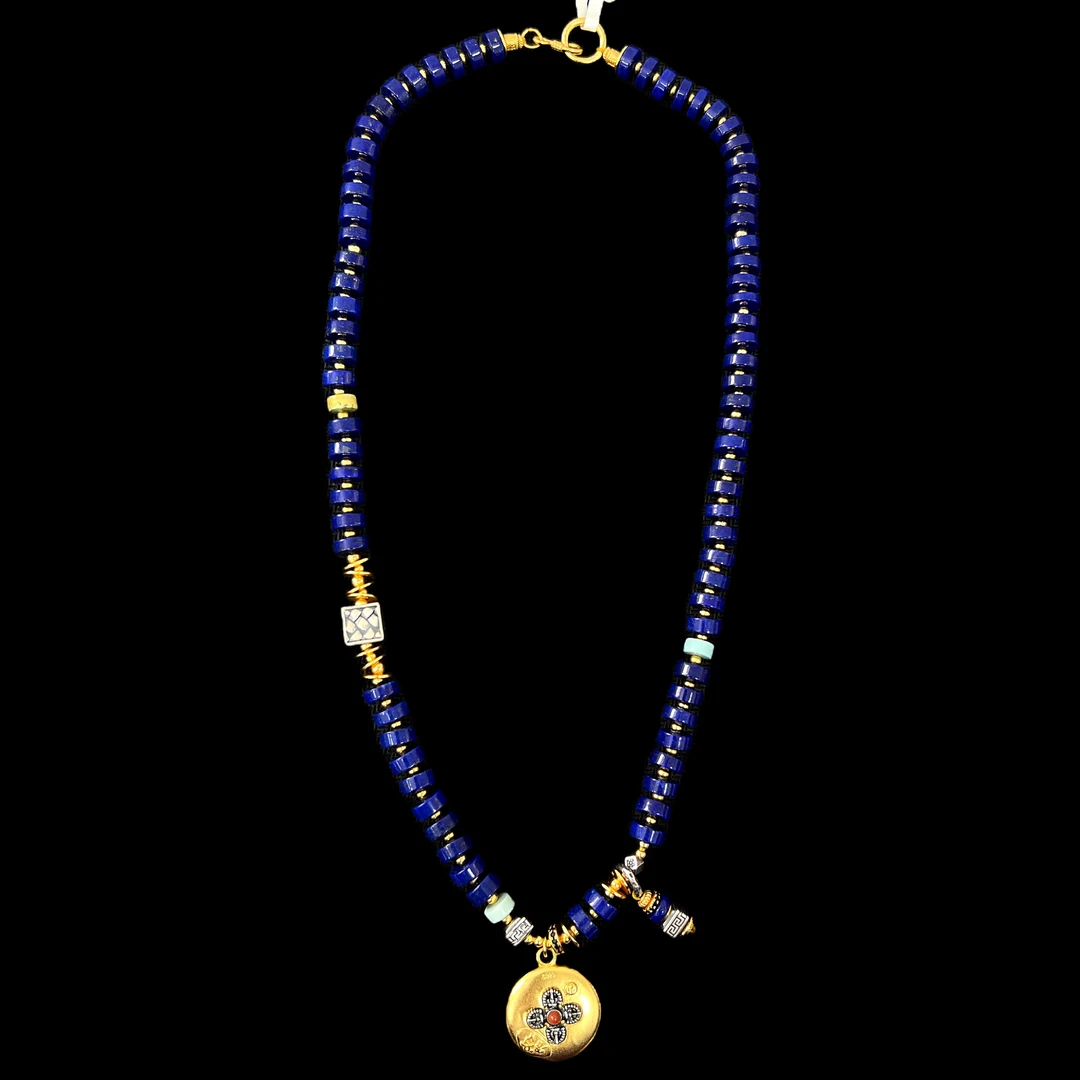 2301-青金石项链都多样性发一