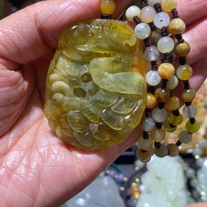 岫玉岫玉吊坠未镶嵌