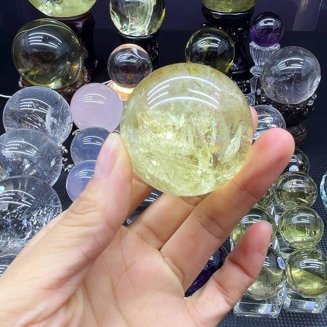 水晶摆件未镶嵌4.8公分34号