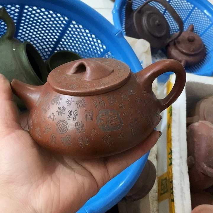全手工制作 宜兴紫砂茶壶