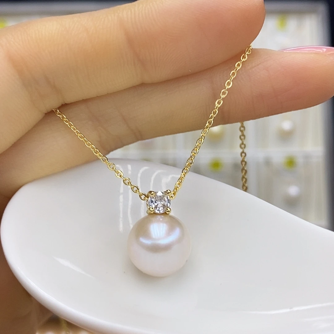 淡水珍珠未镶嵌吊坠(赠链)